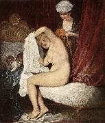 WATTEAU, Antoine The Toilette France oil painting reproduction